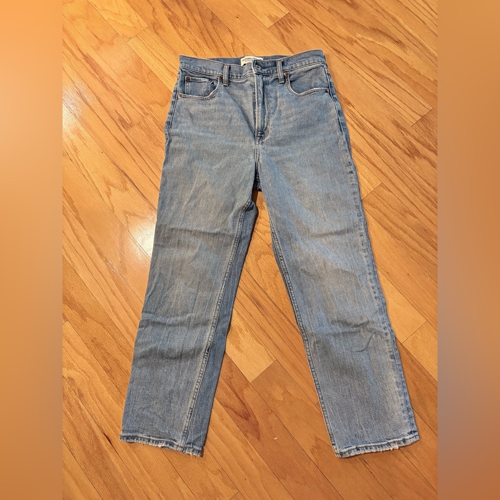 Abercrombie & Fitch Light Blue Straight Leg Jeans